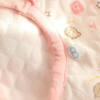 HKM-1959997 Cute Cat Print Cotton Vest Backpack for Autumn and Winter – Multiple Sizes Available