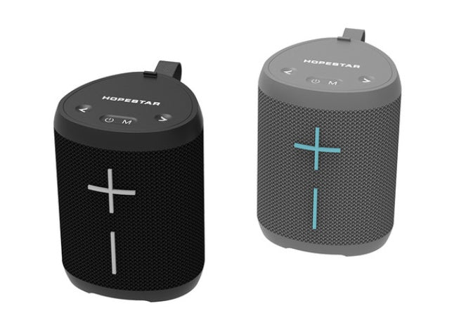 HKM-196115 Wireless Bluetooth Speaker with Built-in Lithium Battery, Waterproof, Dustproof, and Call Function 5W Output Power