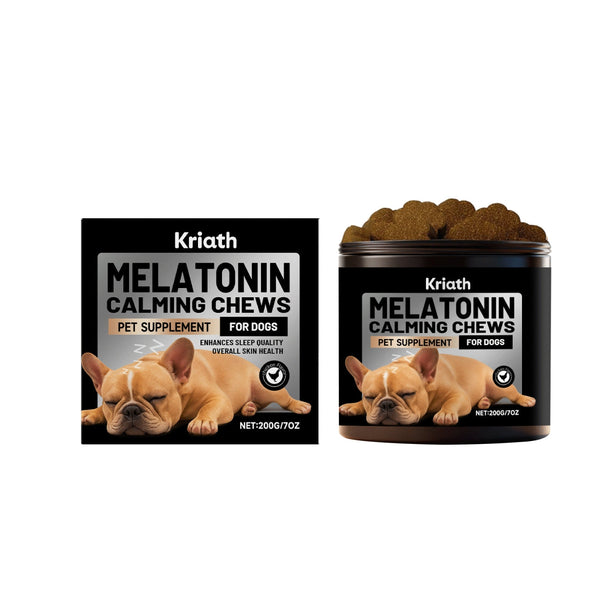 HKM-1961405 Dog Melatonin Soft Granules with Chamomile & Omega-3 for Relaxation and Sleep Support