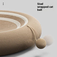 HKM-1961533 Oversized 50cm Sisal Cat Scratch Board for Grinding Claws and Grooming Fur