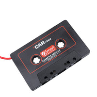 HKM-196243 Compact Black Audio Cassette Adapter for MP3 Players and Car Stereo Systems