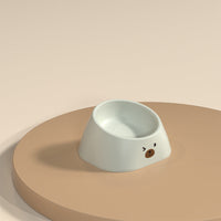 HKM-1962813 Tilted Stainless Steel Pet Bowl for Cats and Dogs - Durable and Fall-Resistant Design