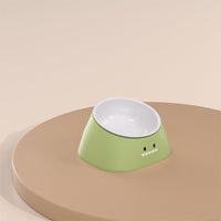 HKM-1962813 Tilted Stainless Steel Pet Bowl for Cats and Dogs - Durable and Fall-Resistant Design