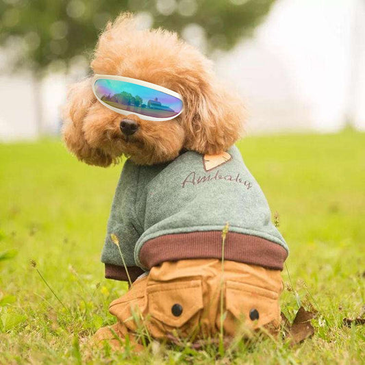 HKM-1962941 Pet UV Protection Goggles for Small Dogs and Cats - Lightweight and Durable Plastic Design
