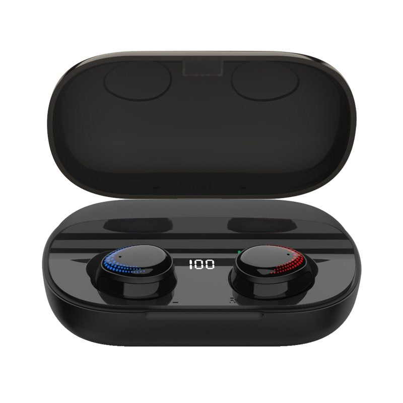 HKM-196307 Digital Display Bluetooth Headset with 10M Range, Stereo Sound & Call Function