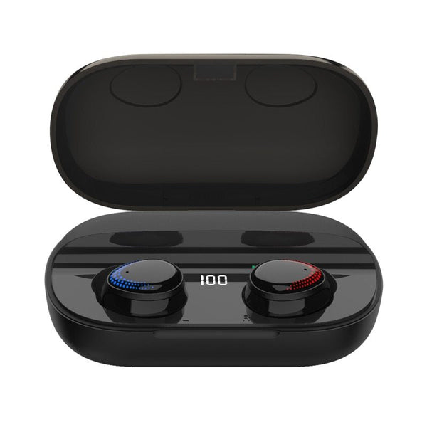 HKM-196307 Digital Display Bluetooth Headset with 10M Range, Stereo Sound & Call Function