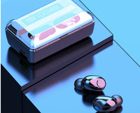 HKM-196435 Mini Wireless Bluetooth Headset with Micro-USB Charging and 80 Hours Playback
