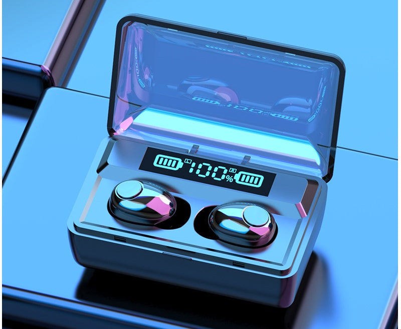 HKM-196435 Mini Wireless Bluetooth Headset with Micro-USB Charging and 80 Hours Playback