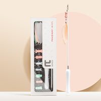 HKM-1966141 Telescopic Cat Toy Laser Stick with Feathers in 3 Vibrant Styles