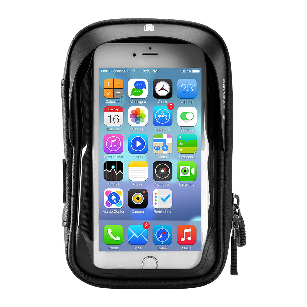 HKM-196627 Waterproof Bicycle Saddle Bag with Touch Screen Navigation and Card Holder
