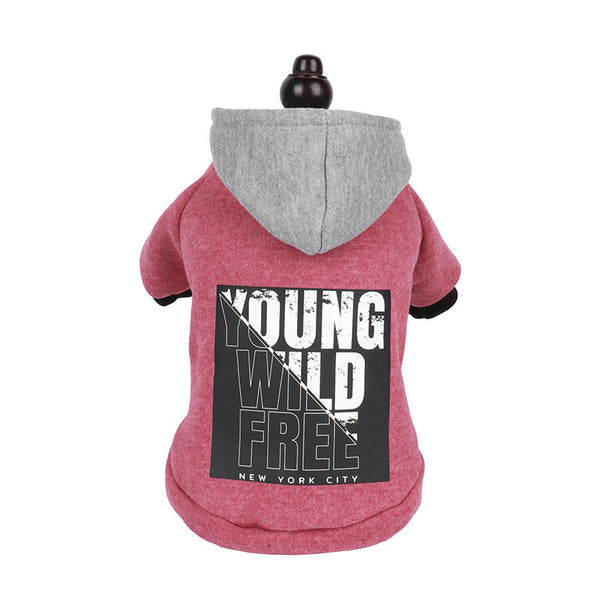HKM-1966397 Casual Cotton Letter Print Hooded Sweatshirt for Everyday Wear