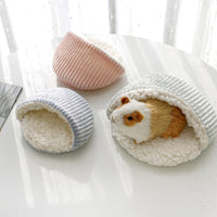 HKM-196691 Warm Cotton Velvet Hamster Nest - Multi-Color Options for Small Pets