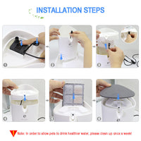 HKM-1967165 Shell Electric Circulating Water Dispenser with Night Light - Available in 1.5L or 3L Options