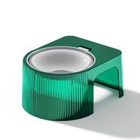 HKM-1967293 Geometric Stainless Steel Cat Bowl with Bracket - Multi-Color Options