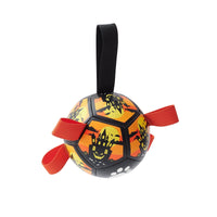 HKM-1968573 Interactive Dog Soccer Ball Toy with Straps - Perfect for Tug of War, Water Play, and Holiday Gifts