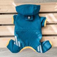 HKM-1968701 Cozy Waterproof Poncho for Dogs - Available in Ginger Yellow, Sea Blue, and Pink