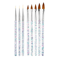 HKM-196883 Double-Headed Drill Pen Set with Pull Line and Silicone Tips – Complete Nail Tool Kit