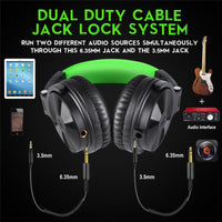 HKM-196883 Over-Ear Wired Gaming Headphones with Microphone and 50mm Drivers