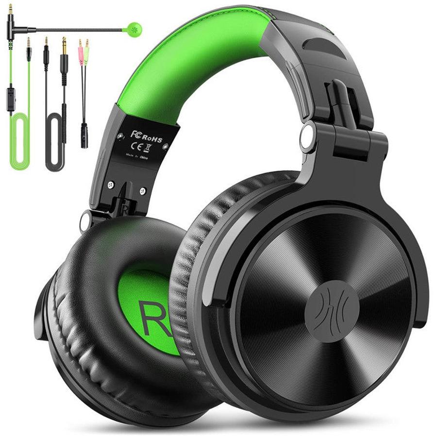 HKM-196883 Over-Ear Wired Gaming Headphones with Microphone and 50mm Drivers