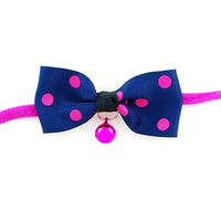HKM-1969085 Adjustable Polyester Dog and Cat Bow Tie with Copper Bell