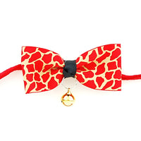 HKM-1969085 Adjustable Polyester Dog and Cat Bow Tie with Copper Bell