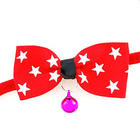 HKM-1969085 Adjustable Polyester Dog and Cat Bow Tie with Copper Bell