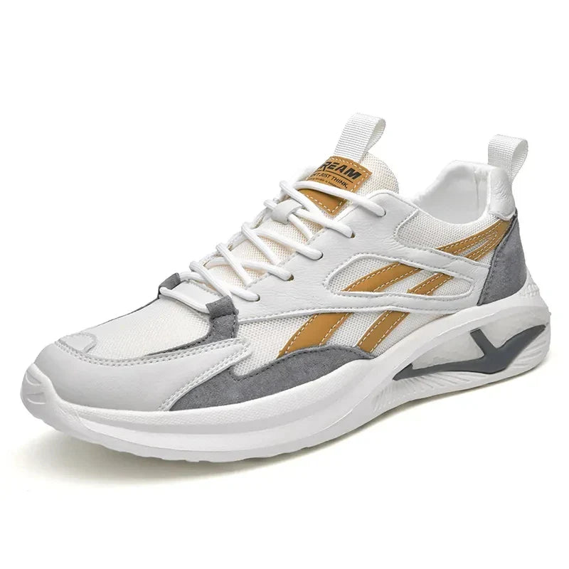 HKM-196947 JSYWD-300 Men's Casual Running Shoes Lightweight Soft Mesh Comfortable Breathable PU Insole Anti-Slip for Spring & Autumn