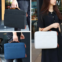 HKM-196947 Waterproof Oxford Luxury Laptop Briefcase for 13 to 15.6 Inch Devices - Versatile Business Tote for Men and Women
