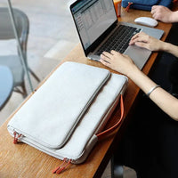 HKM-196947 Waterproof Oxford Luxury Laptop Briefcase for 13 to 15.6 Inch Devices - Versatile Business Tote for Men and Women
