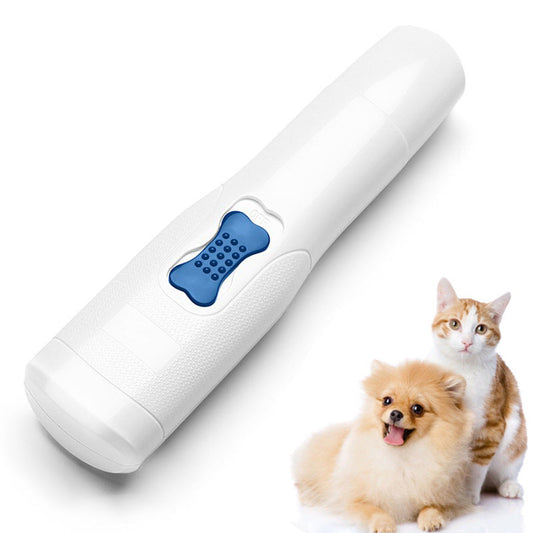 HKM-1972669 Electric Automatic Nail Polisher for Pets - ABS Material, White, Compact Design