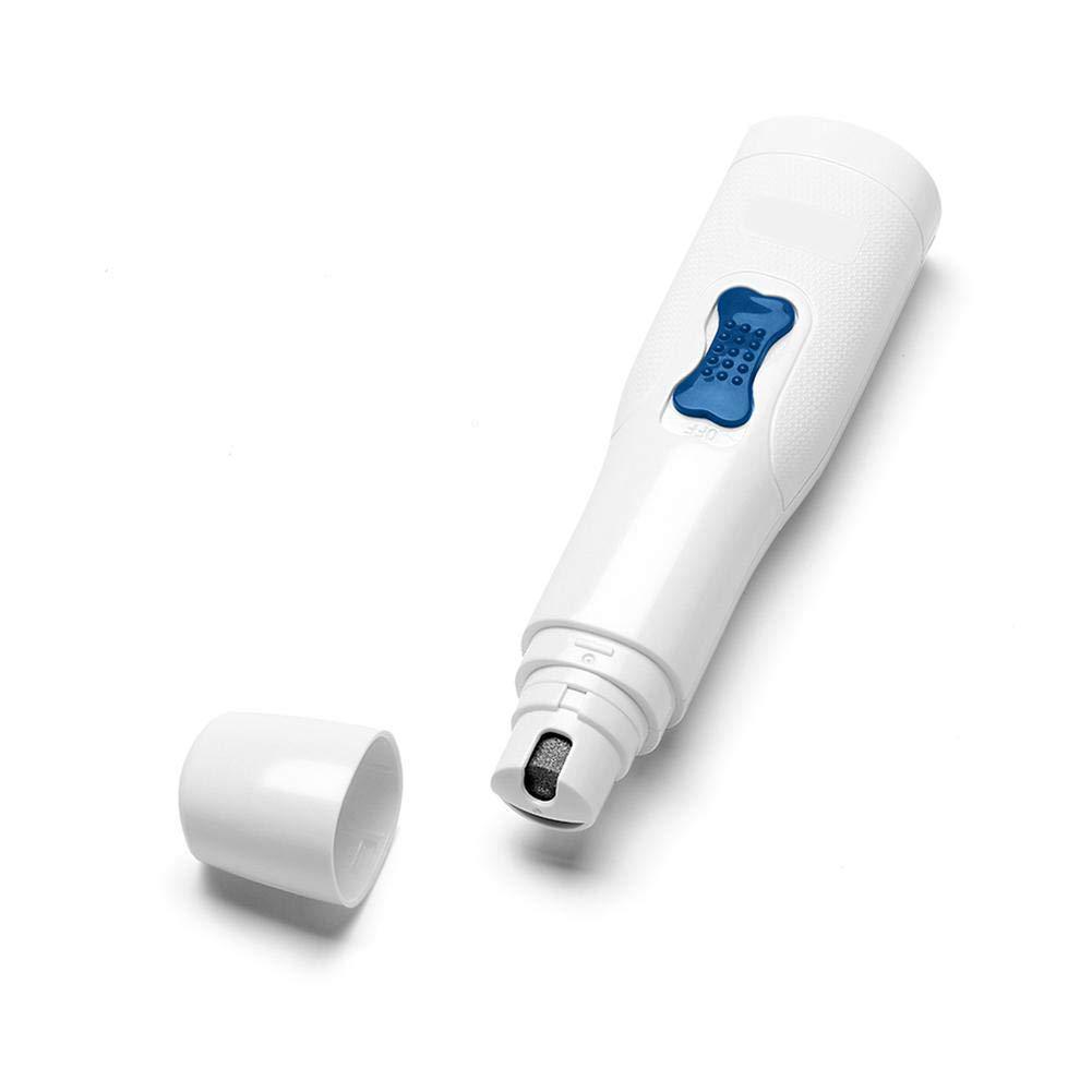 HKM-1972669 Electric Automatic Nail Polisher for Pets - ABS Material, White, Compact Design