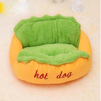 HKM-1974333 Warm Pet Sofa Bed for Dogs and Cats - Cozy Sleeping Bag with Removable Cushion for Small, Medium, and Large Breeds