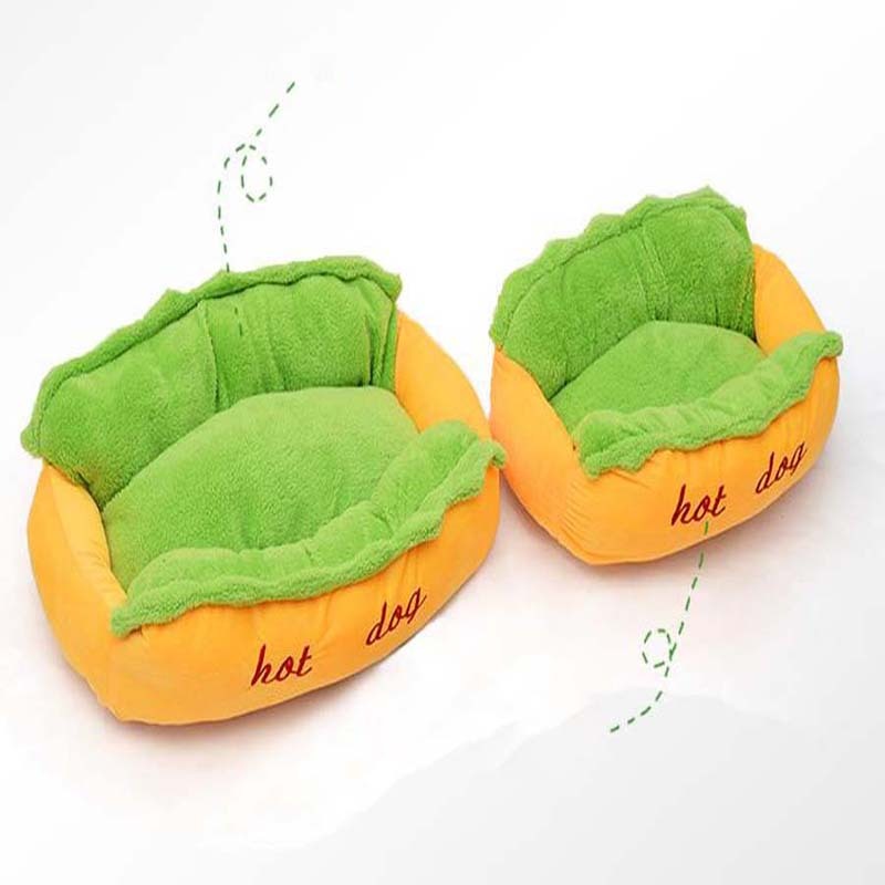 HKM-1974333 Warm Pet Sofa Bed for Dogs and Cats - Cozy Sleeping Bag with Removable Cushion for Small, Medium, and Large Breeds