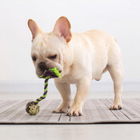 HKM-1975485 Interactive Eco-Friendly Cotton Rope Ball Dog Toy for Small and Medium Breeds