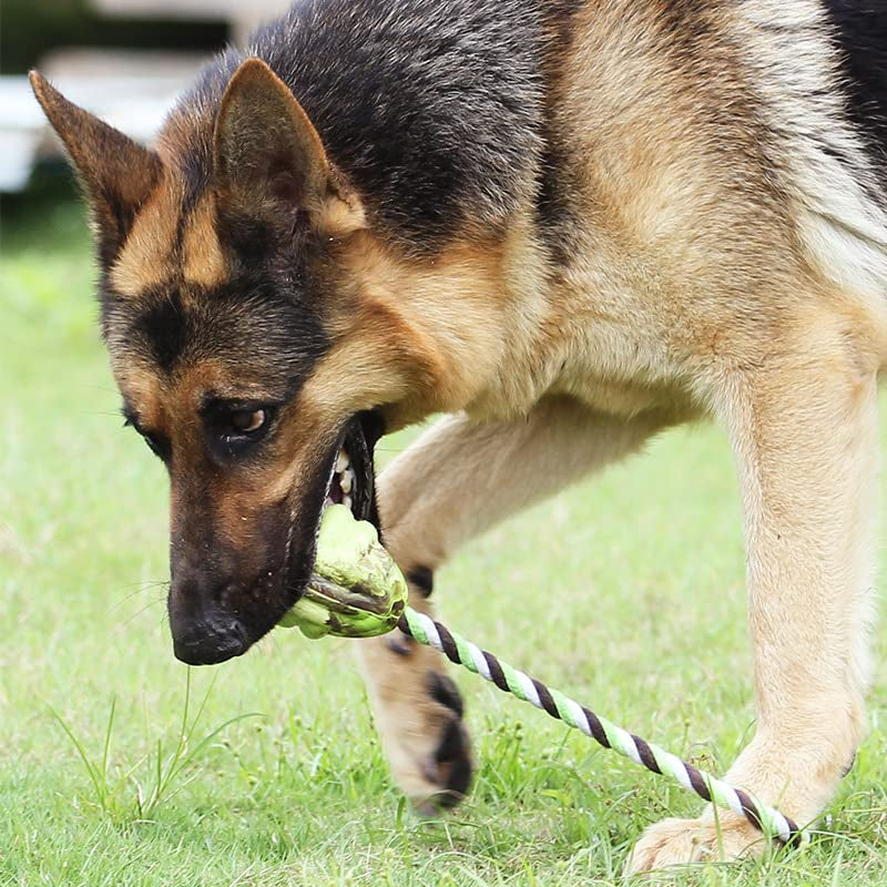 HKM-1975485 Interactive Eco-Friendly Cotton Rope Ball Dog Toy for Small and Medium Breeds