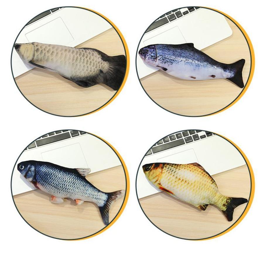 HKM-197587 Interactive Electric Cat Fish Toy with Detachable Movement and Realistic Design