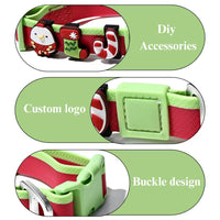 HKM-1976637 Dual-Color Embossed Dog Leash Set with 12 Customizable Accessories