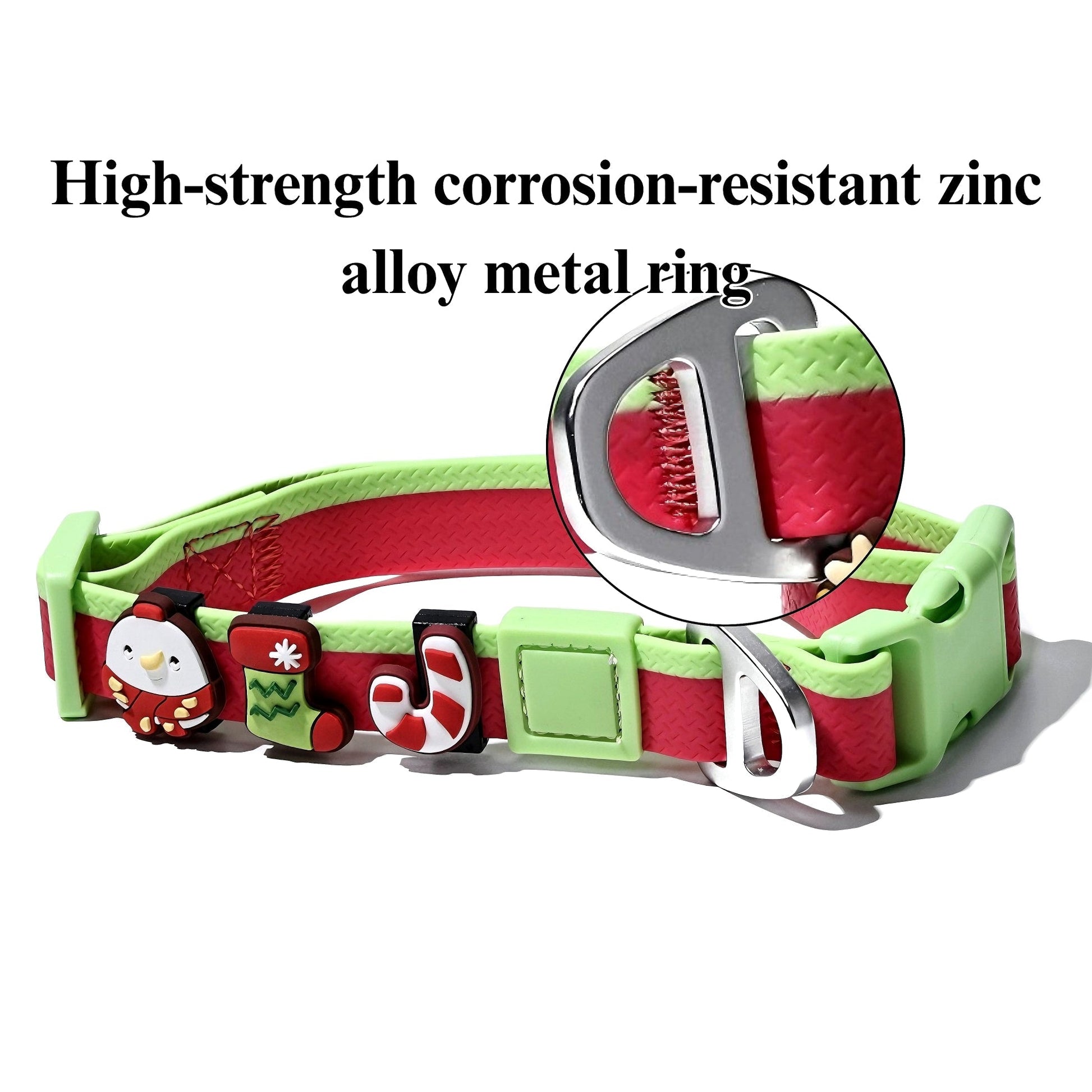 HKM-1976637 Dual-Color Embossed Dog Leash Set with 12 Customizable Accessories