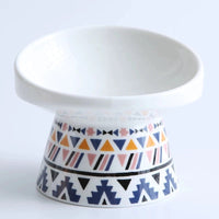 HKM-1977021 Ceramic Anti-Tip Dog Food and Water Bowl - Small and Large Sizes Available