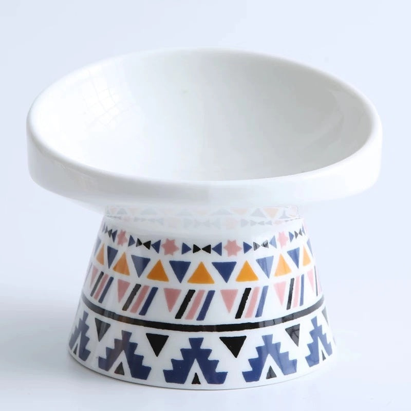 HKM-1977021 Ceramic Anti-Tip Dog Food and Water Bowl - Small and Large Sizes Available