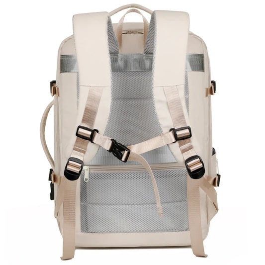 HKM-197779 Waterproof 17-Inch Laptop Backpack for Business Use - Fashionable and Functional Design