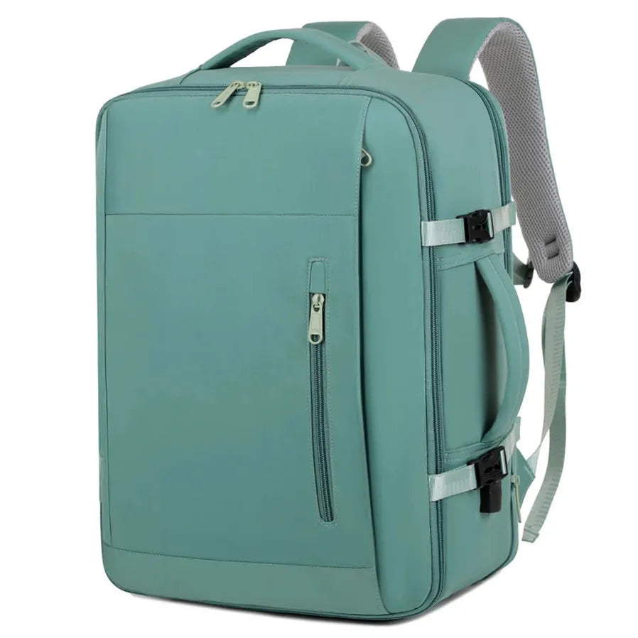 HKM-197779 Waterproof 17-Inch Laptop Backpack for Business Use - Fashionable and Functional Design
