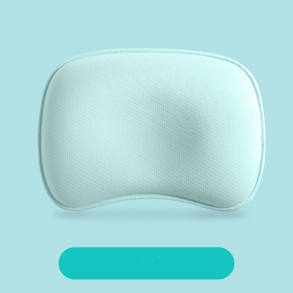 HKM-197843 Baby Head Shaping Pillow with Corn Fiber for Newborns - Groove Design, Soft and Breathable