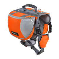HKM-1979069 Pet Outdoor Oxford Cloth Backpack for Small to Large Dogs - Versatile Pannier in Red, Black, Orange, Blue