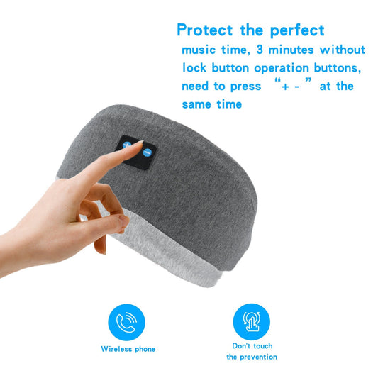 HKM-197907 Bluetooth Music Eye Mask with 3D Memory Foam and USB Charging - Multi-point Connection, 24-Hour Battery Life