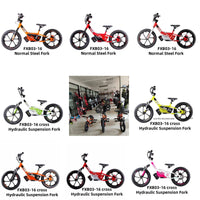 HKM-197971 Electric Powered 2 in 1 Balance Bike for Kids Ages 5-8, 16" Aluminum Frame, Disc Brakes, 350W Motor