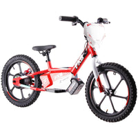 HKM-197971 Electric Powered 2 in 1 Balance Bike for Kids Ages 5-8, 16" Aluminum Frame, Disc Brakes, 350W Motor