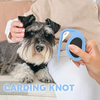 HKM-1980093 Pet Knotting Comb for Effortlessly Removing Tangled and Loose Fur for Dogs and Cats
