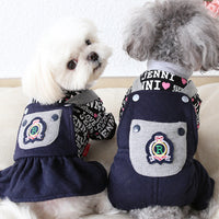 HKM-1980989 Couples and Pet Casual Cotton Clothing - Dog Outfits Available in Various Sizes