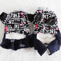 HKM-1980989 Couples and Pet Casual Cotton Clothing - Dog Outfits Available in Various Sizes